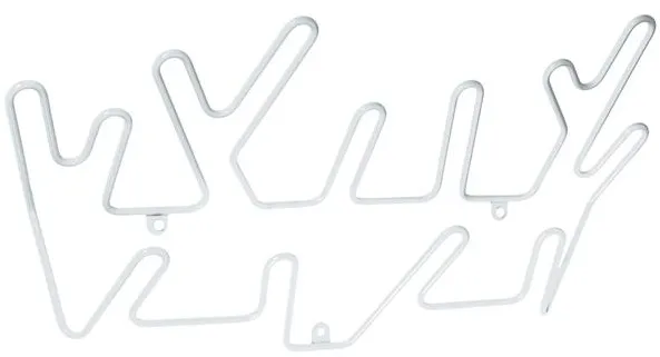 Maze Crown Knagerække Lille Hvid